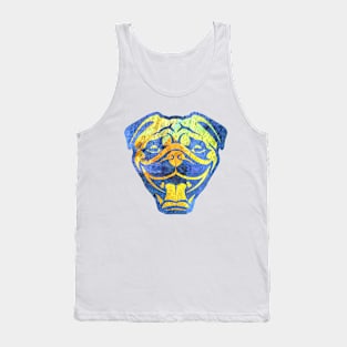 Pug head portrait Tank Top